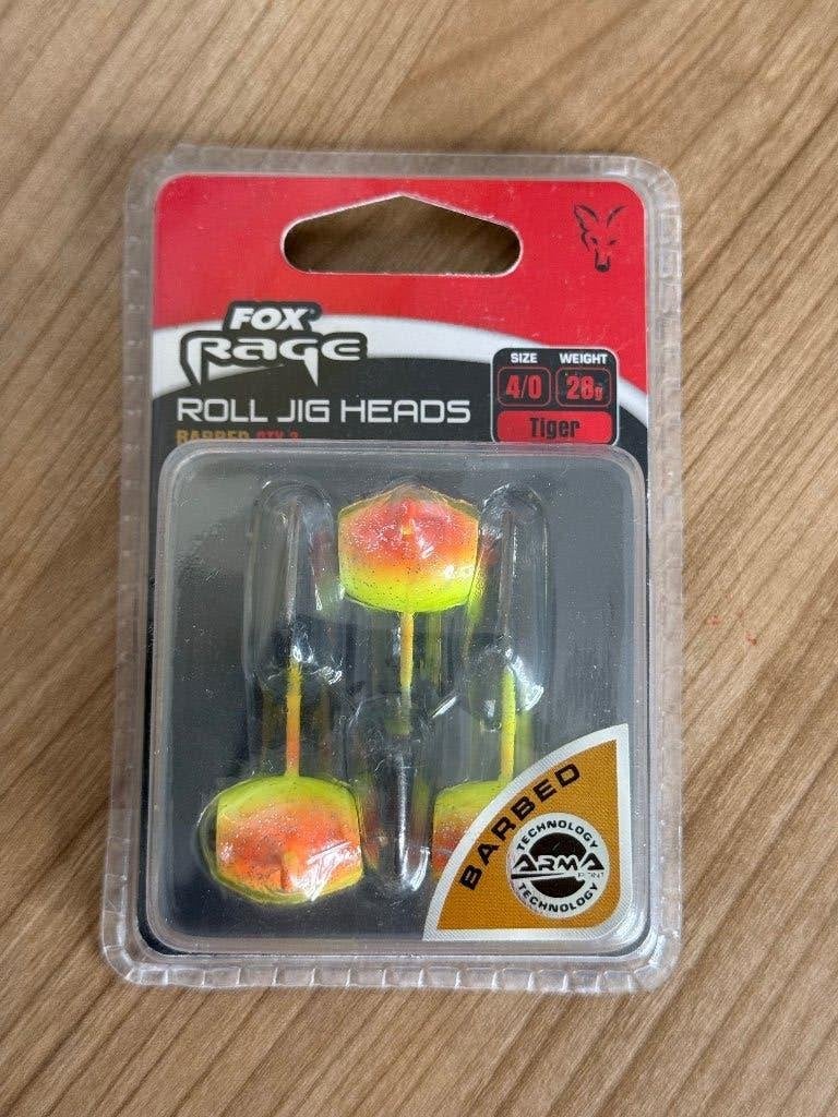 Fox Rage Roll Jig Heads 28 g – maat 4/0, Overige typen, Nieuw, Ophalen of Verzenden, E