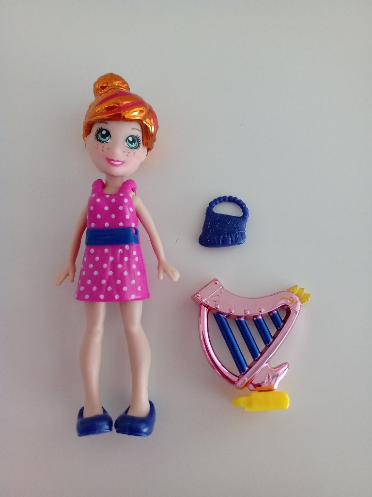Polly Pocket Pop 'n Lock Fashions - LEA + Pelectric Harp, Verzamelen, Ophalen of Verzenden, Zo goed als nieuw