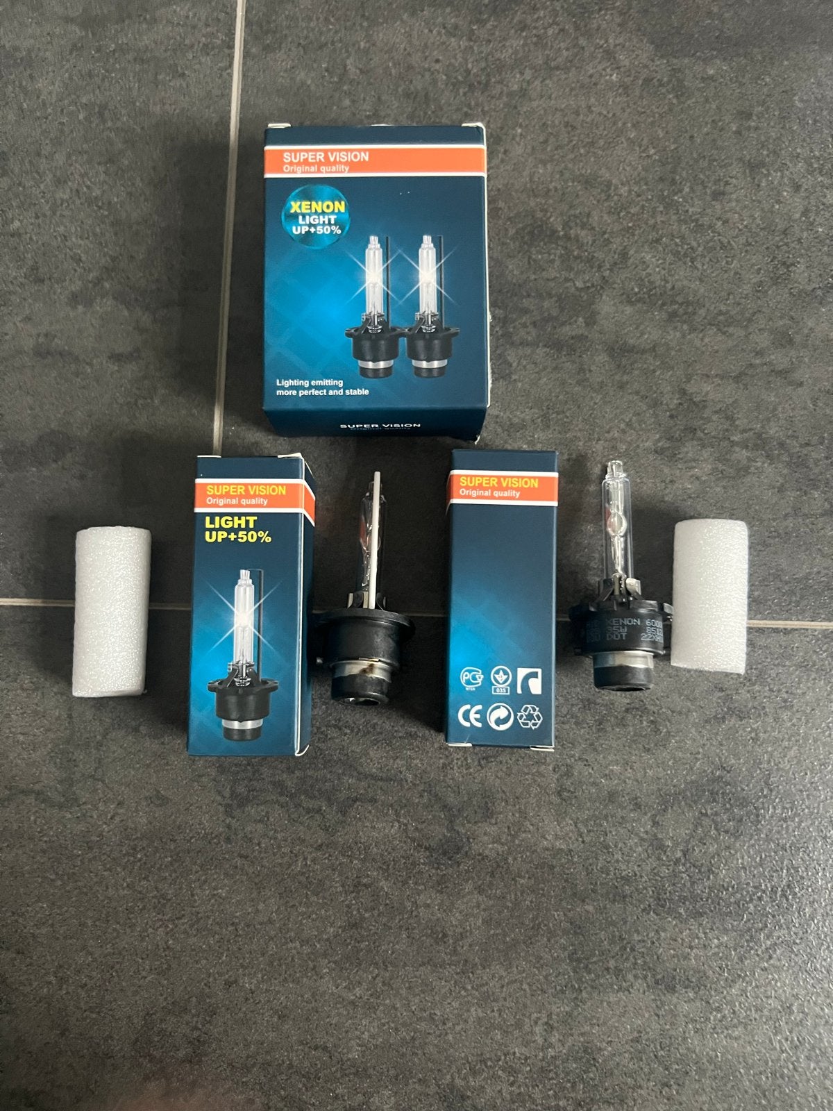 Xenon Lampen H1 D2S D2R - Super Vision Koplampen, Ophalen of Verzenden, Nieuw, Universele onderdelen