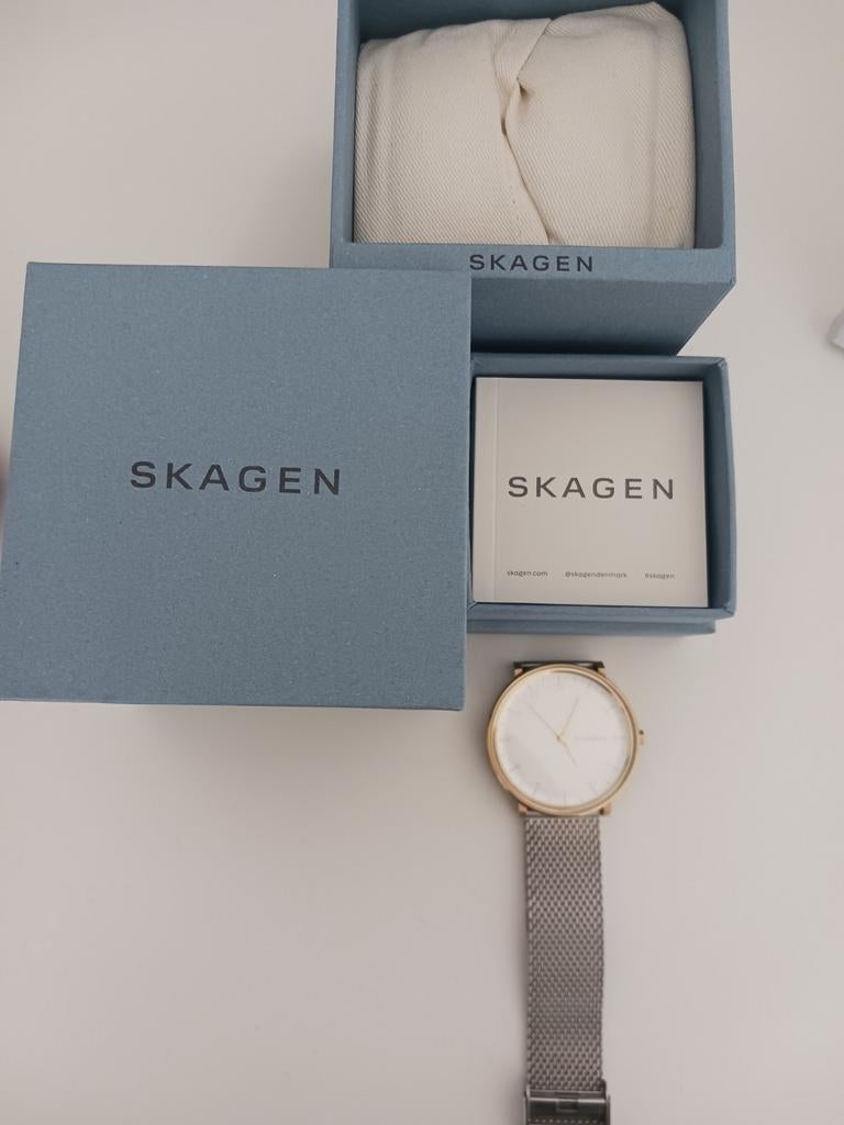 Skagen heren horloge, Ophalen of Verzenden, Nieuw, Staal, Overige merken