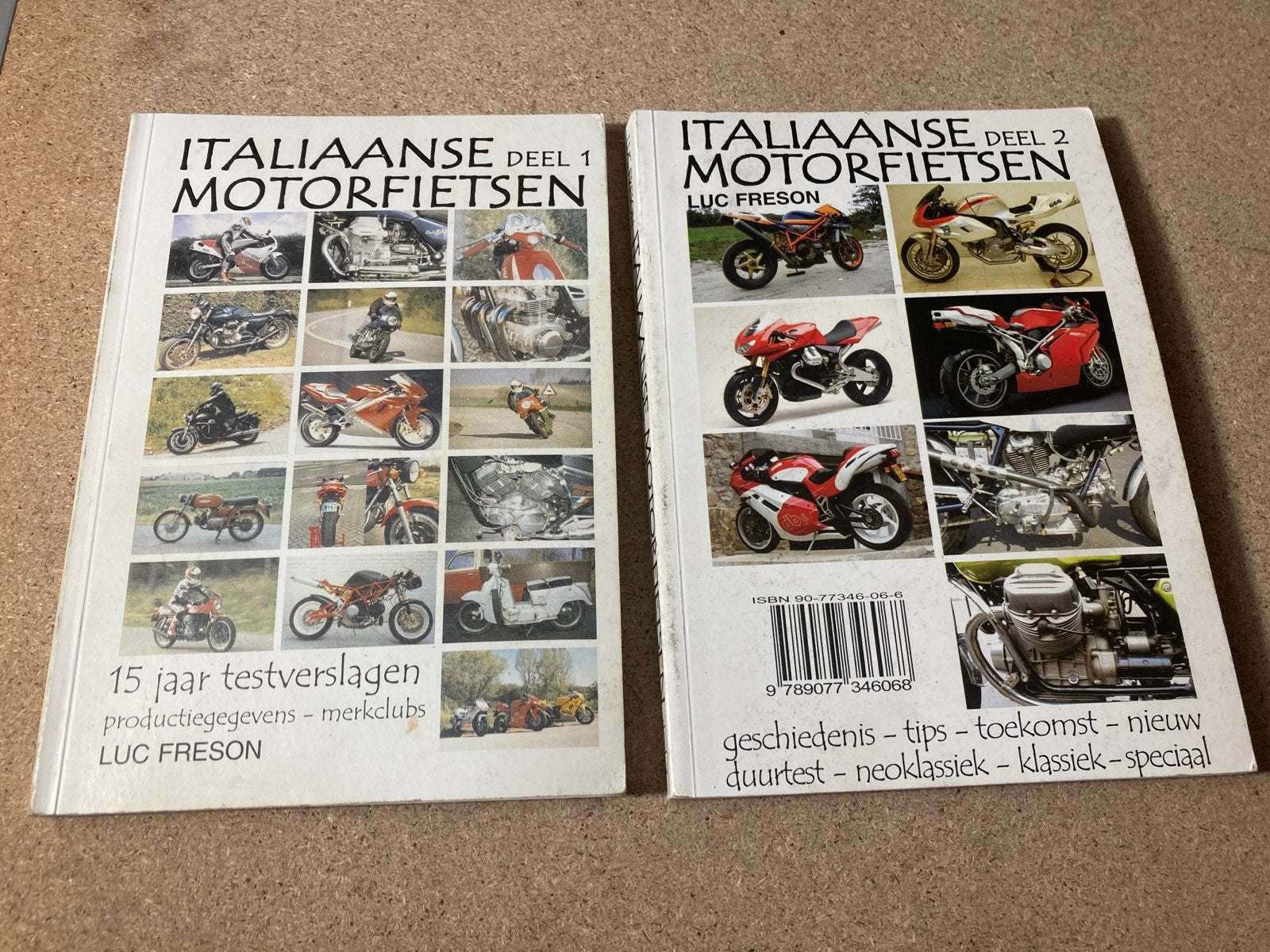 Italiaanse Motorfietsen Deel 1 & 2 - Luc Freson, Ophalen of Verzenden, Gelezen, Algemeen