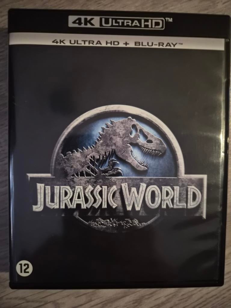 Jurassic World 4K Ultra HD + Blu-Ray, Cd's en Dvd's, Blu-ray, Zo goed als nieuw, Science Fiction en Fantasy, Ophalen of Verzenden