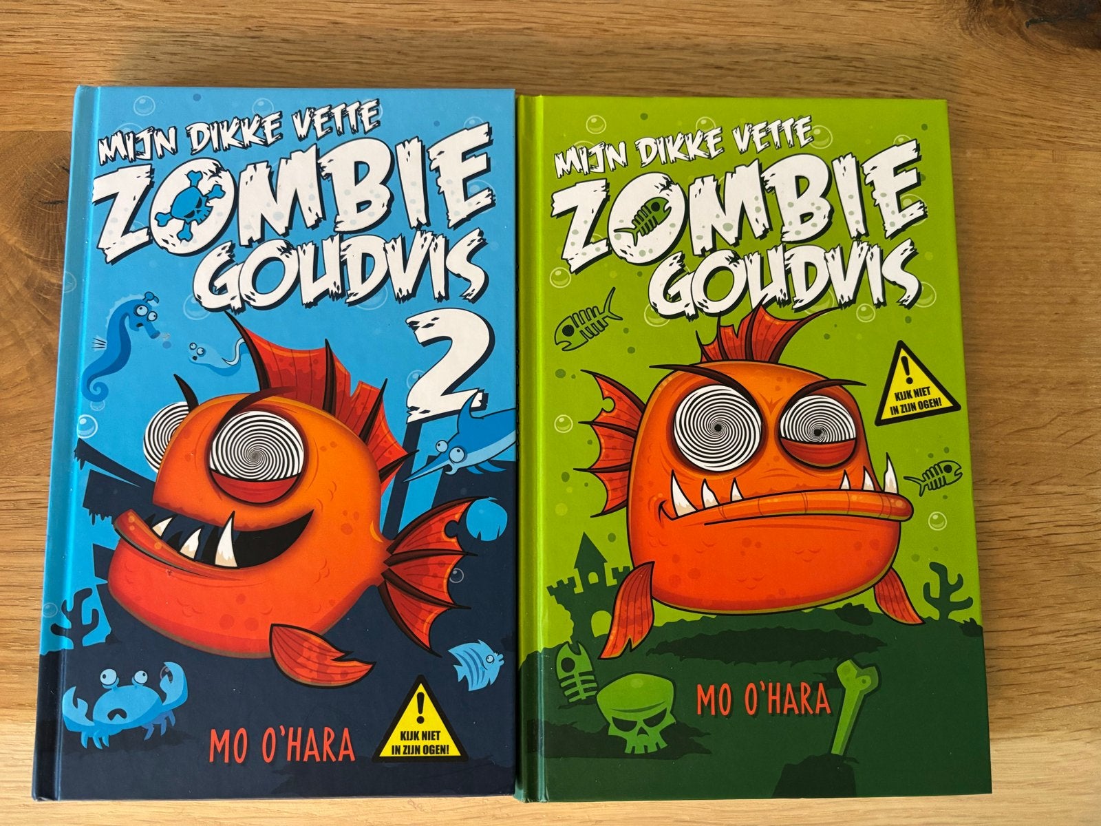 Mijn Dikke Vette Zombie Goudvis Boeken 1 & 2 - Mo O'Hara, Boeken, Ophalen of Verzenden, Zo goed als nieuw, Fictie