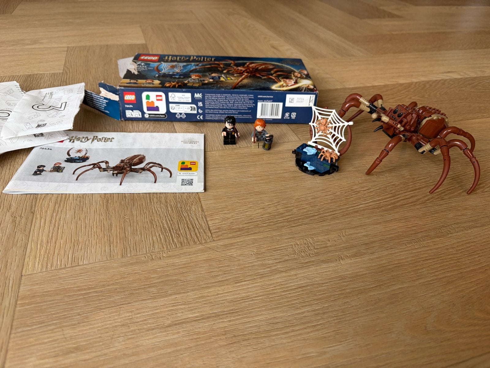 Lego Harry Potter 76434 Aragog in het Verboden Bos, Kinderen en Baby's, Lego, Harry Potter, Ophalen of Verzenden, Zo goed als nieuw
