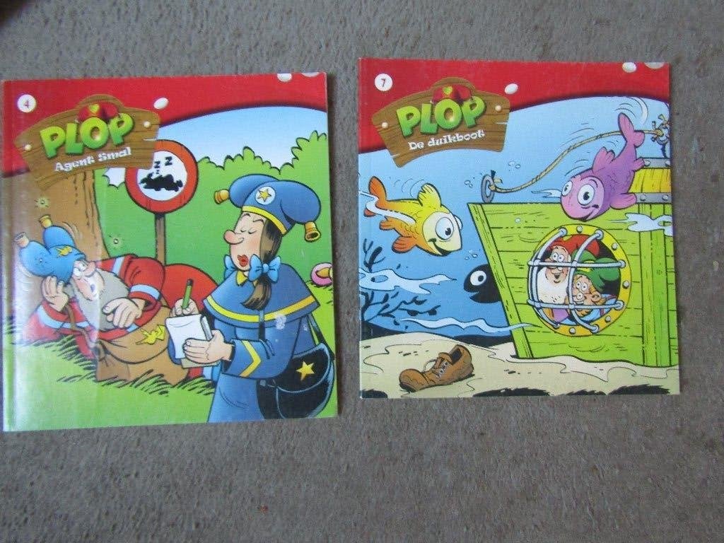 2 boeken: Plop - Agent Smal en De duikboot, Ophalen of Verzenden, Gelezen, Studio 100, Fictie algemeen