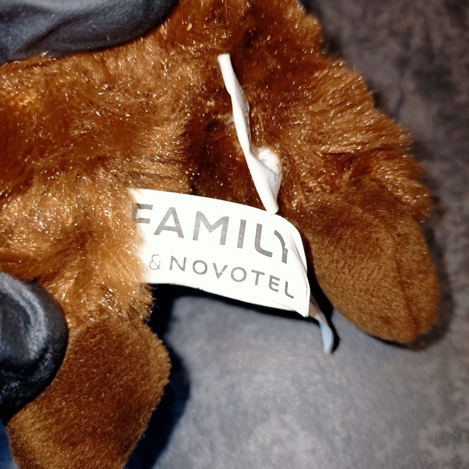 Oetan oetang sleutelhanger knuffel. family & novotel., Overige merken, Ophalen of Verzenden, Zo goed als nieuw, Met label