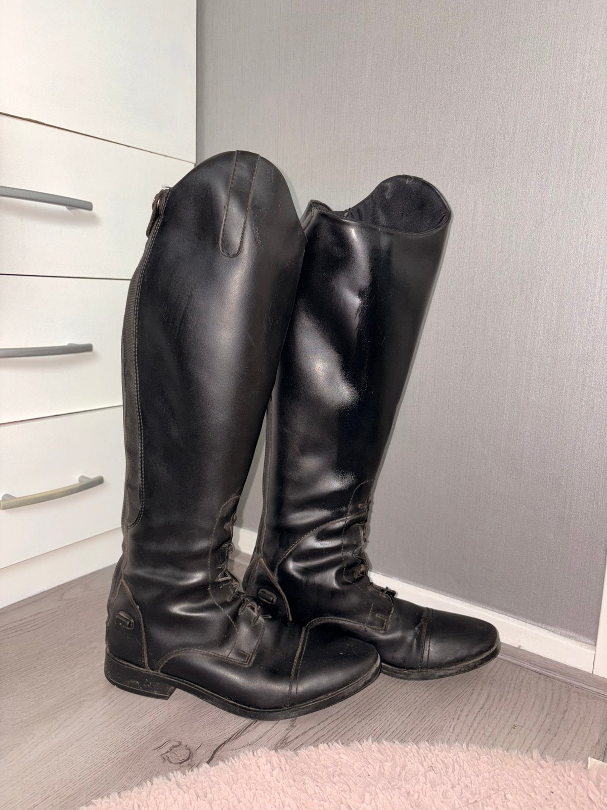 Paarijlaarzen maat 38, Gebruikt, Dressuur, Ophalen of Verzenden, Zwart