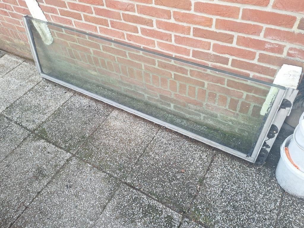 mooi groot rvs vijverraam frame hele dikke ruit  kwaliteit, Tuin en Terras, Ophalen, Gebruikt, Overige typen