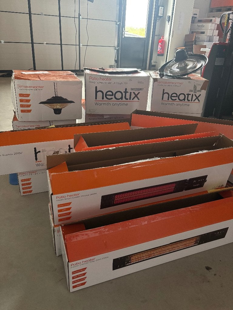 Heatix Tweedekans Terrasverwarmers - Diverse Modellen, Tuin en Terras, Elektrisch, Onbekend, Info@heatix.com, Ophalen of Verzenden
