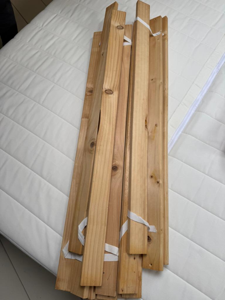 Lattenbodem 1-persoonsbed, Ophalen, Zo goed als nieuw, Eenpersoons, 90 cm