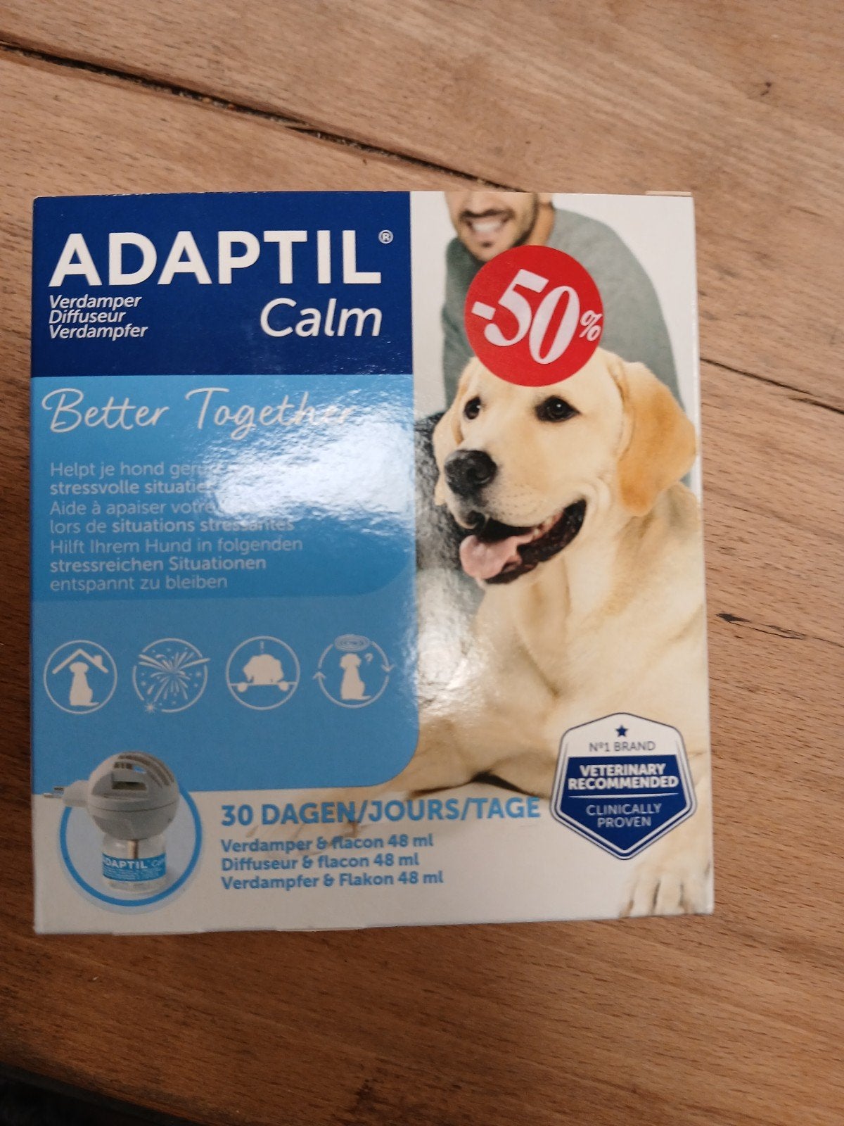 Adaptil calm hond nu 50 % korting, Dieren en Toebehoren, Ophalen of Verzenden, Hond