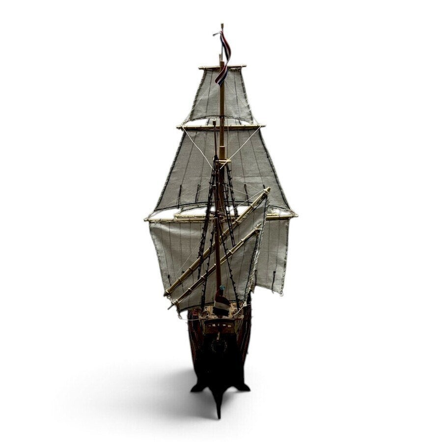 Handgebouwd model VOC-schip Amsterdam, Ophalen of Verzenden
