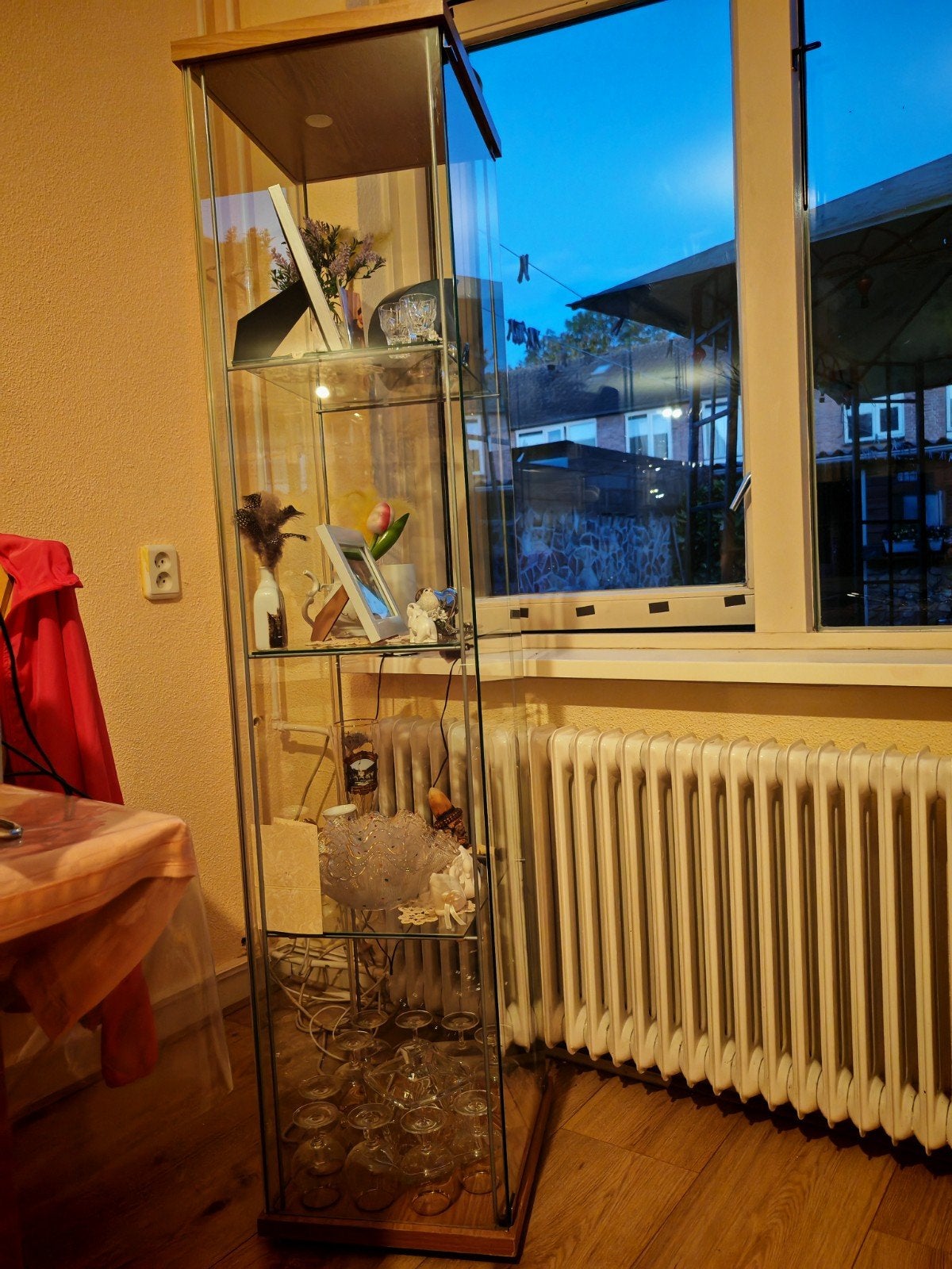 Vitrinekast Ikea, Huis en Inrichting, Ophalen, Zo goed als nieuw, 25 tot 50 cm, 50 tot 100 cm