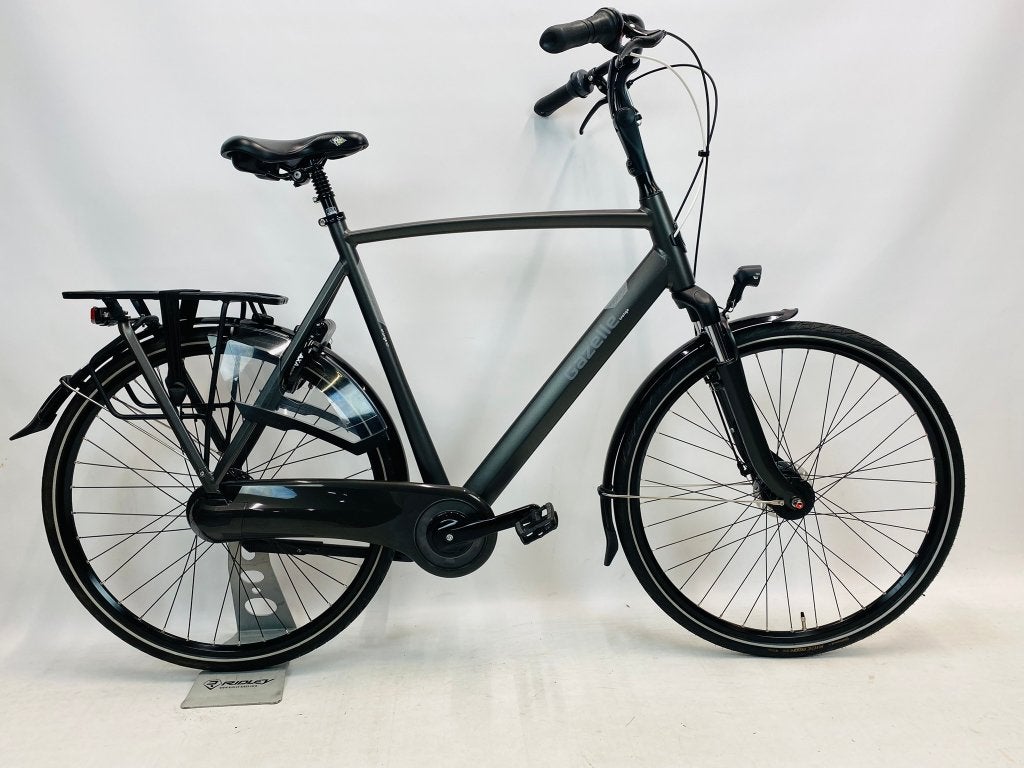 GAZELLE OrangeC7+ herenfiets XXL-65cm – Mat antraciet – DEMO, Versnellingen, Ophalen of Verzenden, Zo goed als nieuw, 61 tot 65 cm