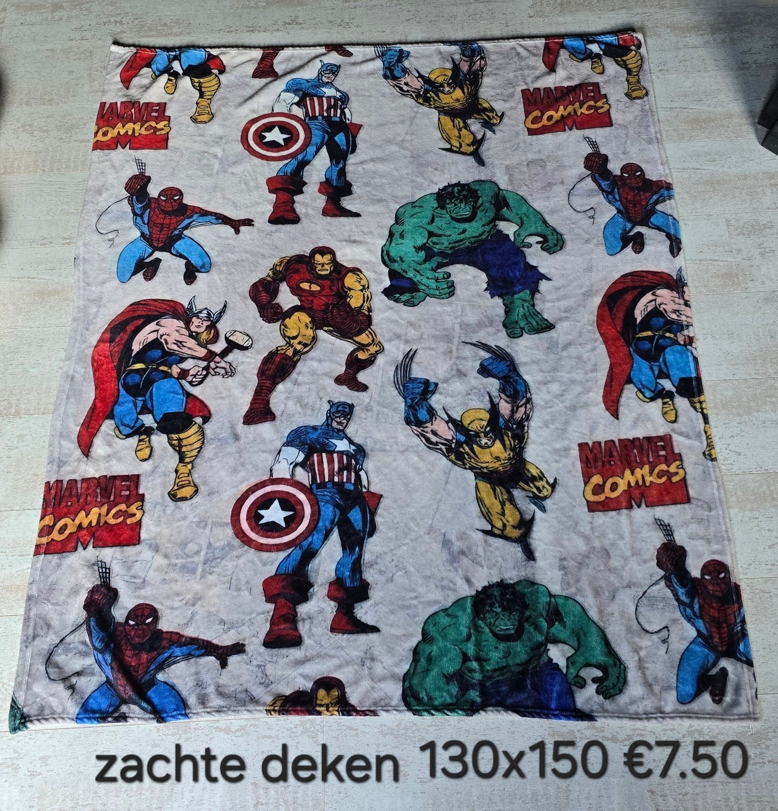 marvel kinderkamer inrichting dekbed plaids kleed posters, Kinderen en Baby's, Ophalen, Zo goed als nieuw, Wanddecoratie