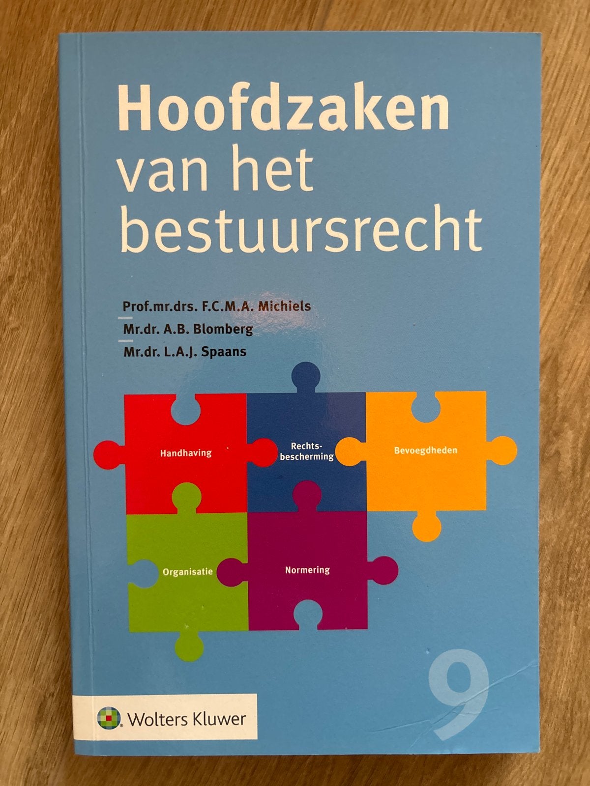 Hoofdzaken van het bestuursrecht - Wolters Kluwer, Boeken, Ophalen of Verzenden, Gamma, Gelezen, HBO