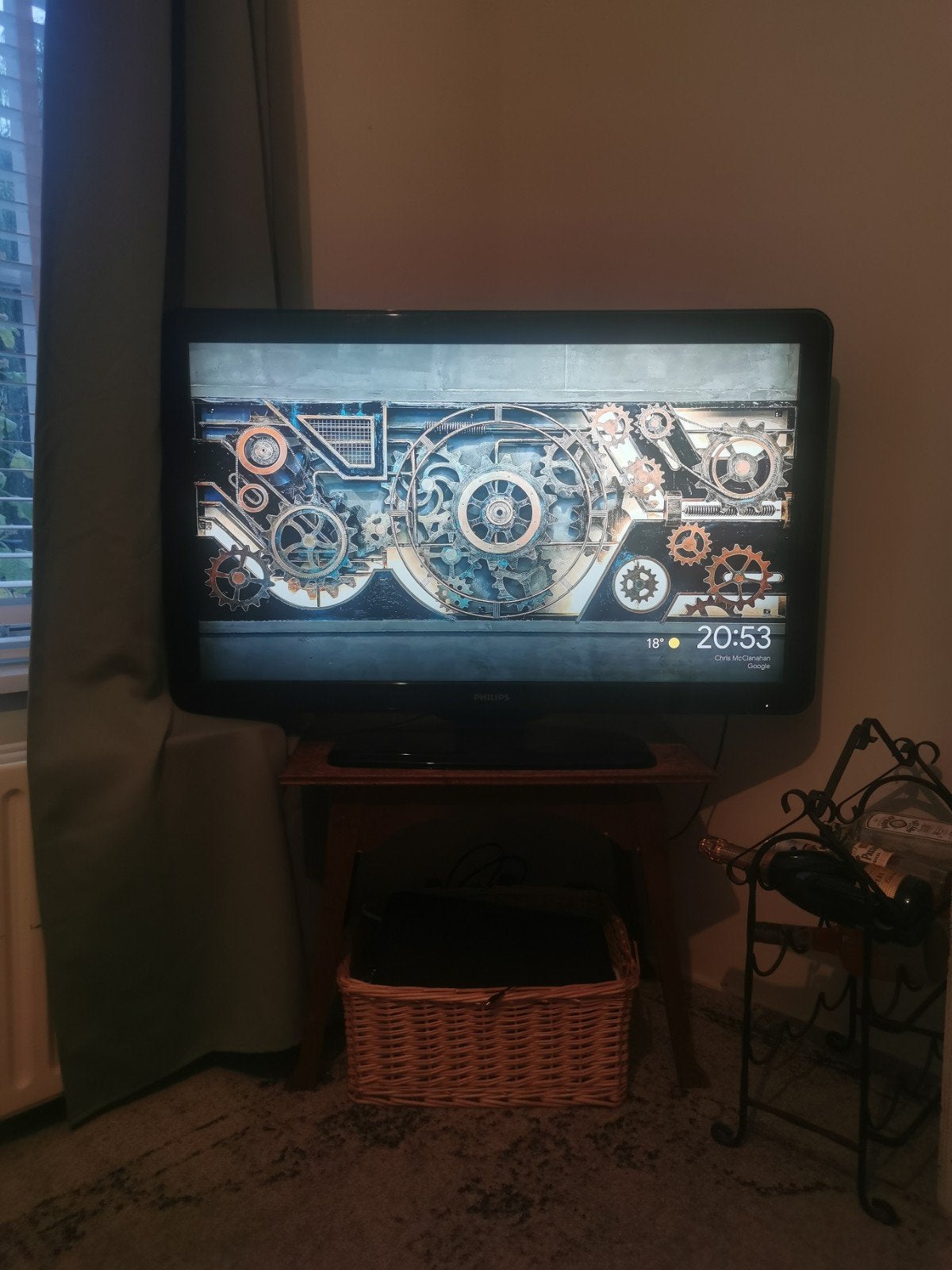 Grote Philips TV, Ophalen of Verzenden, Gebruikt, 100 cm of meer, Philips