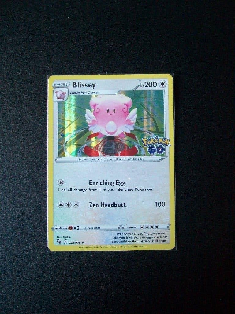 4331: Nieuwe Pokemon GO Kaart Holo Rare BLISSEY   (052/078), Verzenden, Nieuw, Losse kaart, Foil
