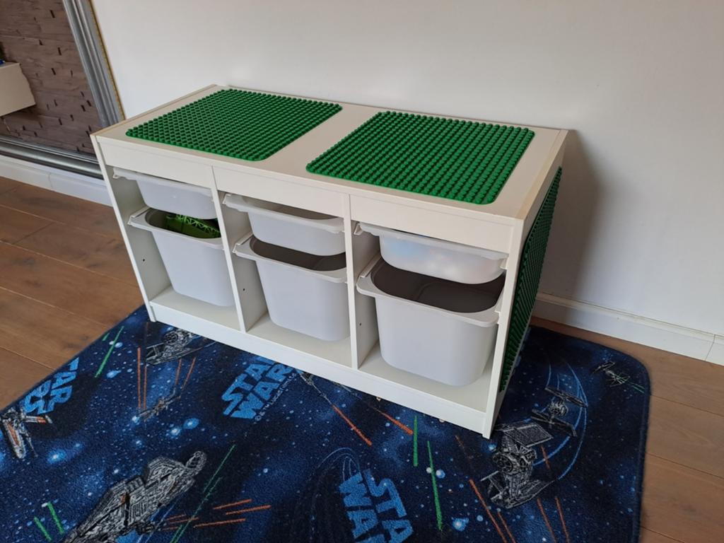 Lego Duplo speeltafel met IKEA Trofast opbergbakken, Ophalen, Gebruikt, Overige typen, Duplo
