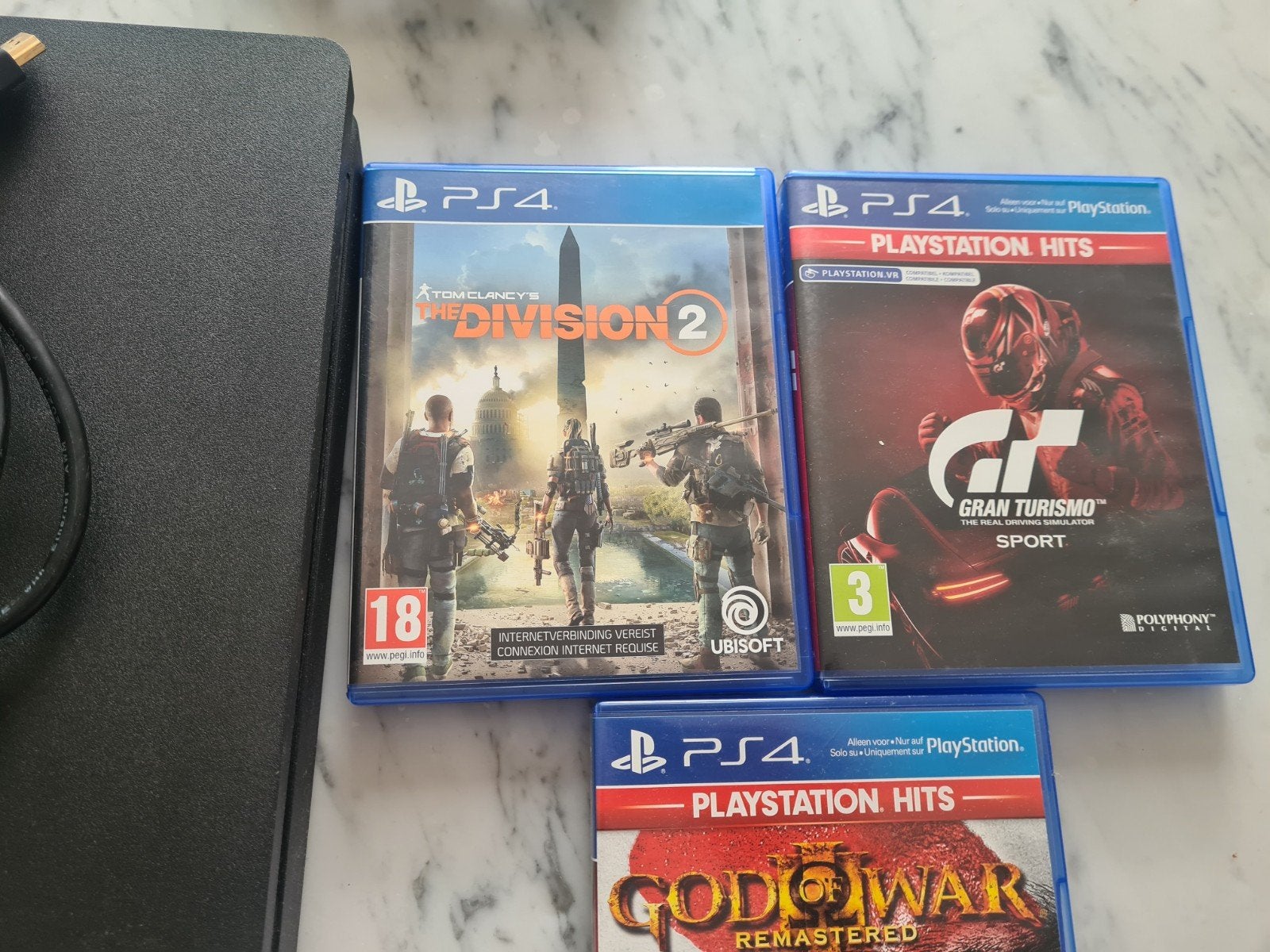 PlayStation 4 Slim met games en controller, Ophalen of Verzenden, Zo goed als nieuw, Met 1 controller, Slim