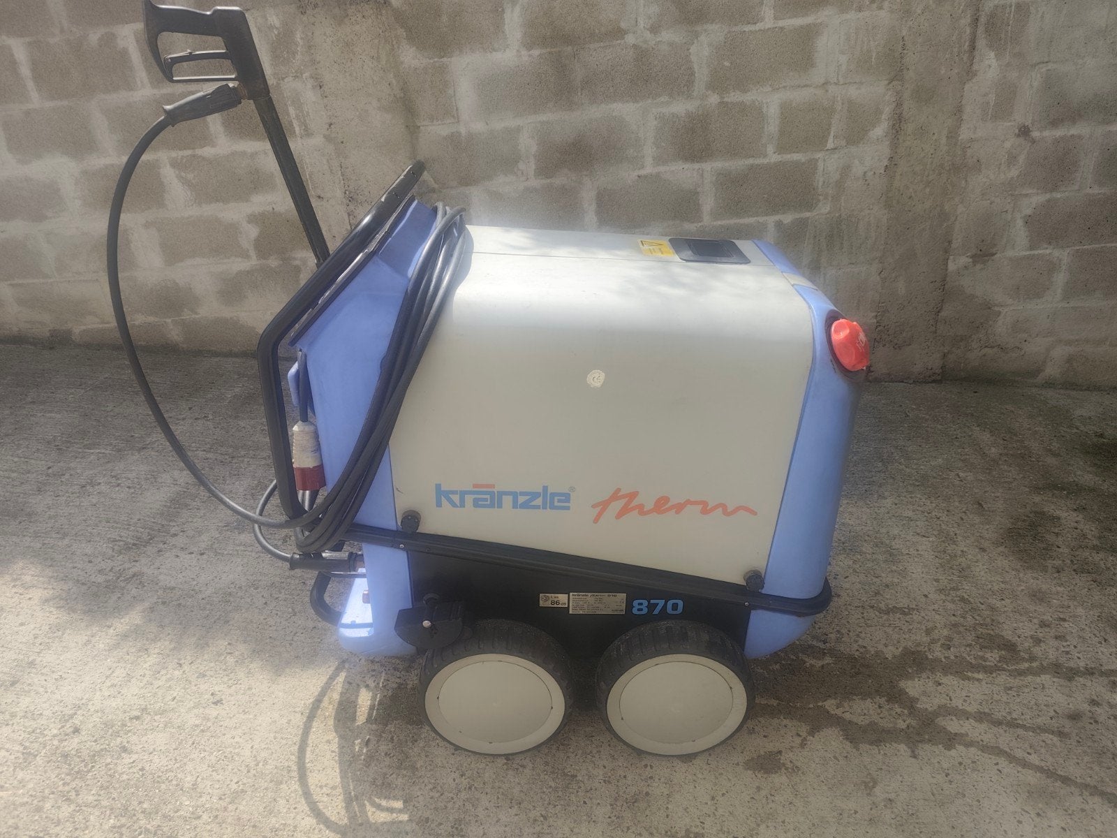 Hogedrukreiniger kranzle, Tuin en Terras, Hogedrukreinigers, Ophalen, Zo goed als nieuw, Elektrisch