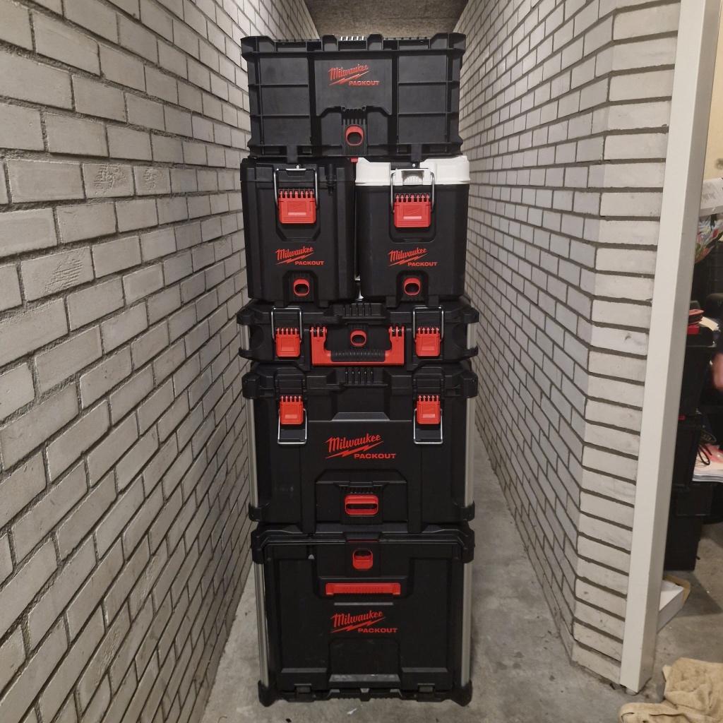 Te koop Milwaukee packout, Ophalen, Zo goed als nieuw