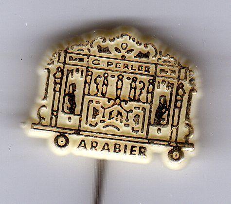 Speldje DRAAIORGEL ARABIER G PERLEE (A8), Ophalen of Verzenden, Gebruikt, Overige onderwerpen