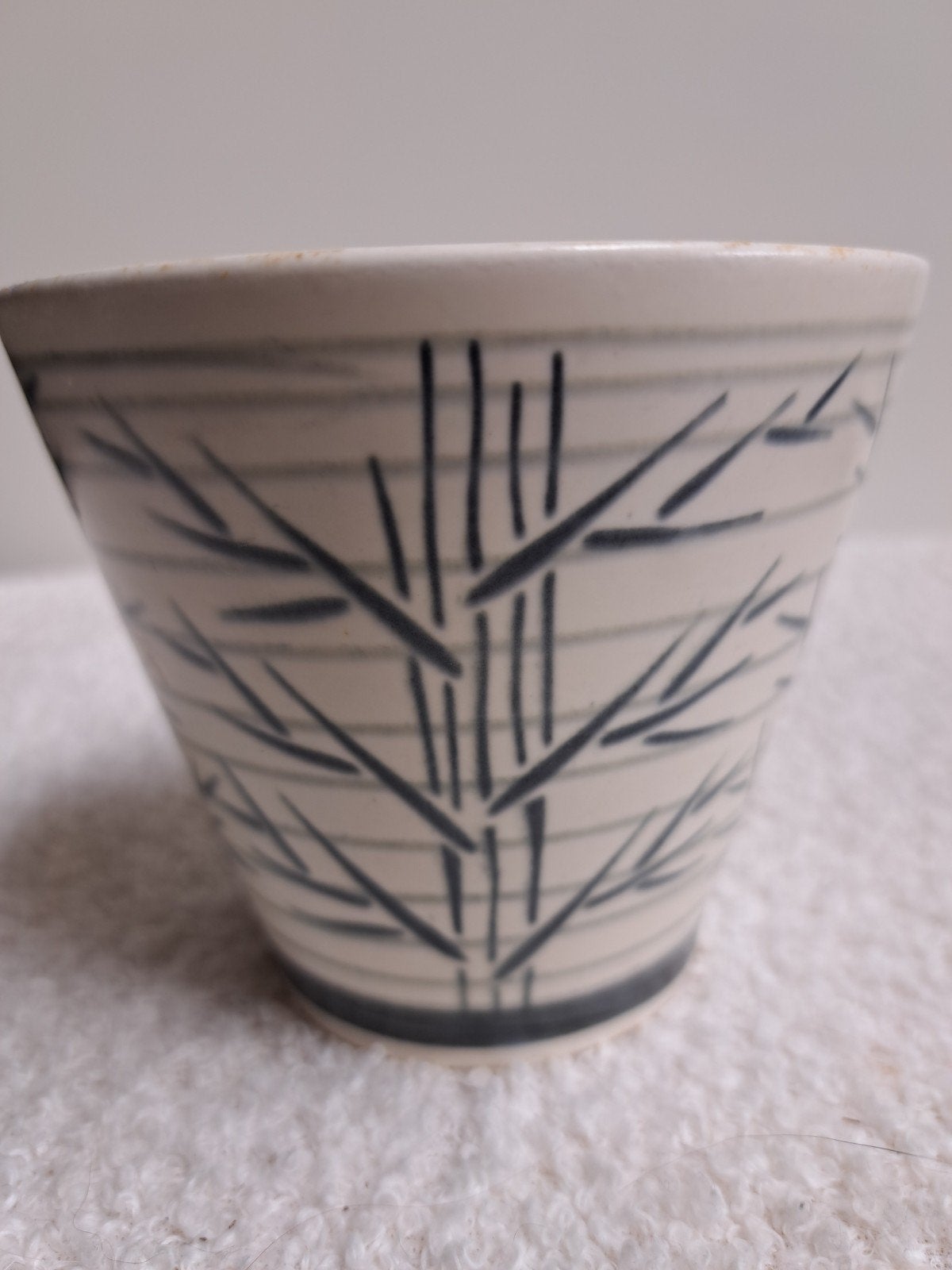Vintage Bloempot Royal Sphinx Maastricht Bamboe Decor, Antiek en Kunst, Ophalen of Verzenden