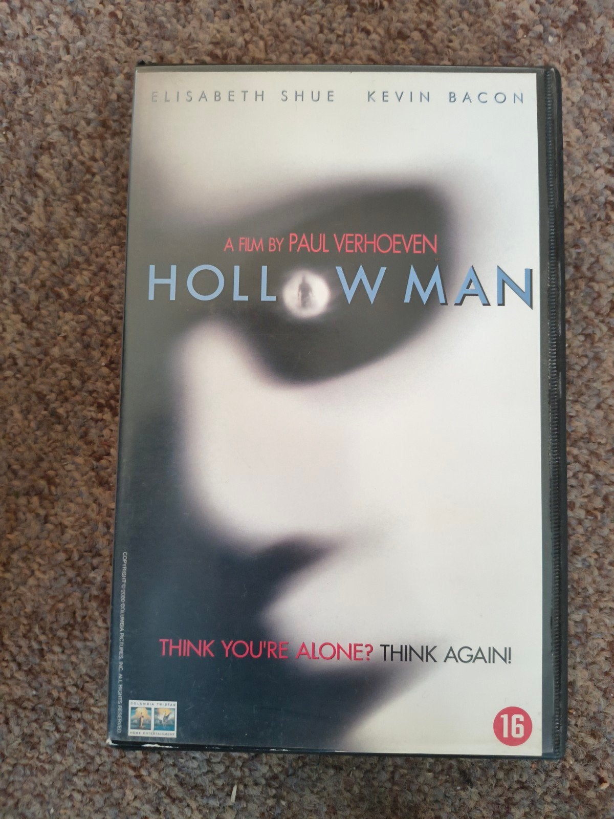 Hollow Man VHS - Paul Verhoeven Sci-Fi Thriller, Vanaf 16 jaar, Science Fiction en Fantasy, Ophalen of Verzenden, VHS