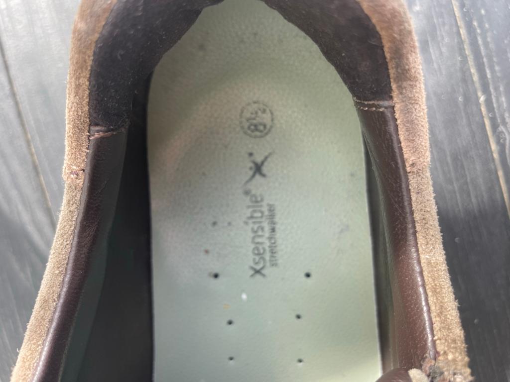Xsensible Stretchwalker sneakers, maat 42,5, Ophalen, Gedragen, Bruin, Sneakers of Gympen