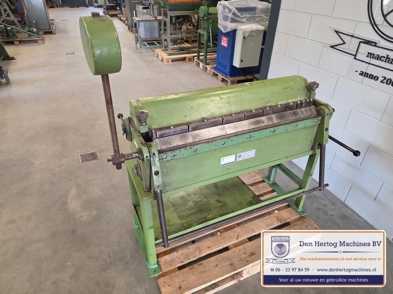 gebruikte vingerzetbank plooibank 1020x2mm JORG 3021, Ophalen, Gebruikt