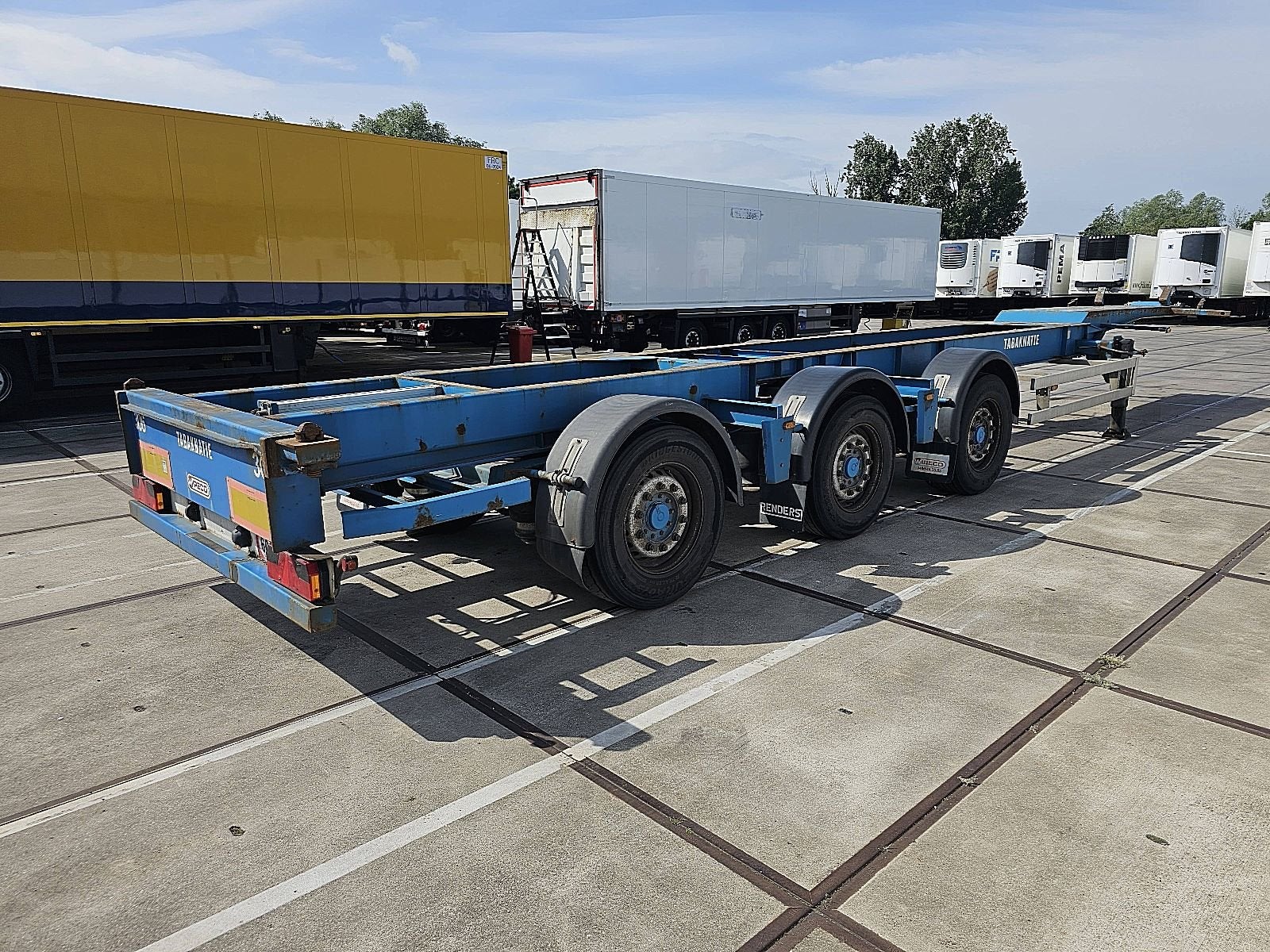 RENDERS CHASSIS PORTMASTER, Auto's, Vrachtwagens, Overige kleuren, Bedrijf, Aanhangers en Opleggers, Te koop