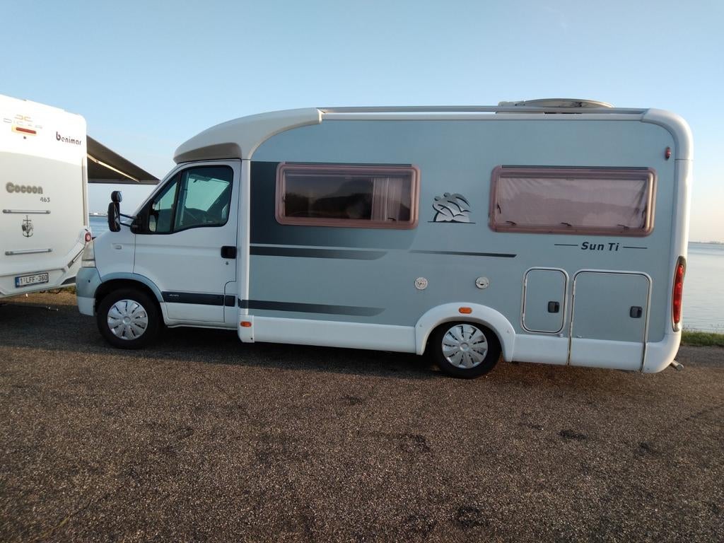 Te koop mooie Knaus sun-Treveller-TI-600 camper., Rondzit, Particulier, Knaus, Koelkast