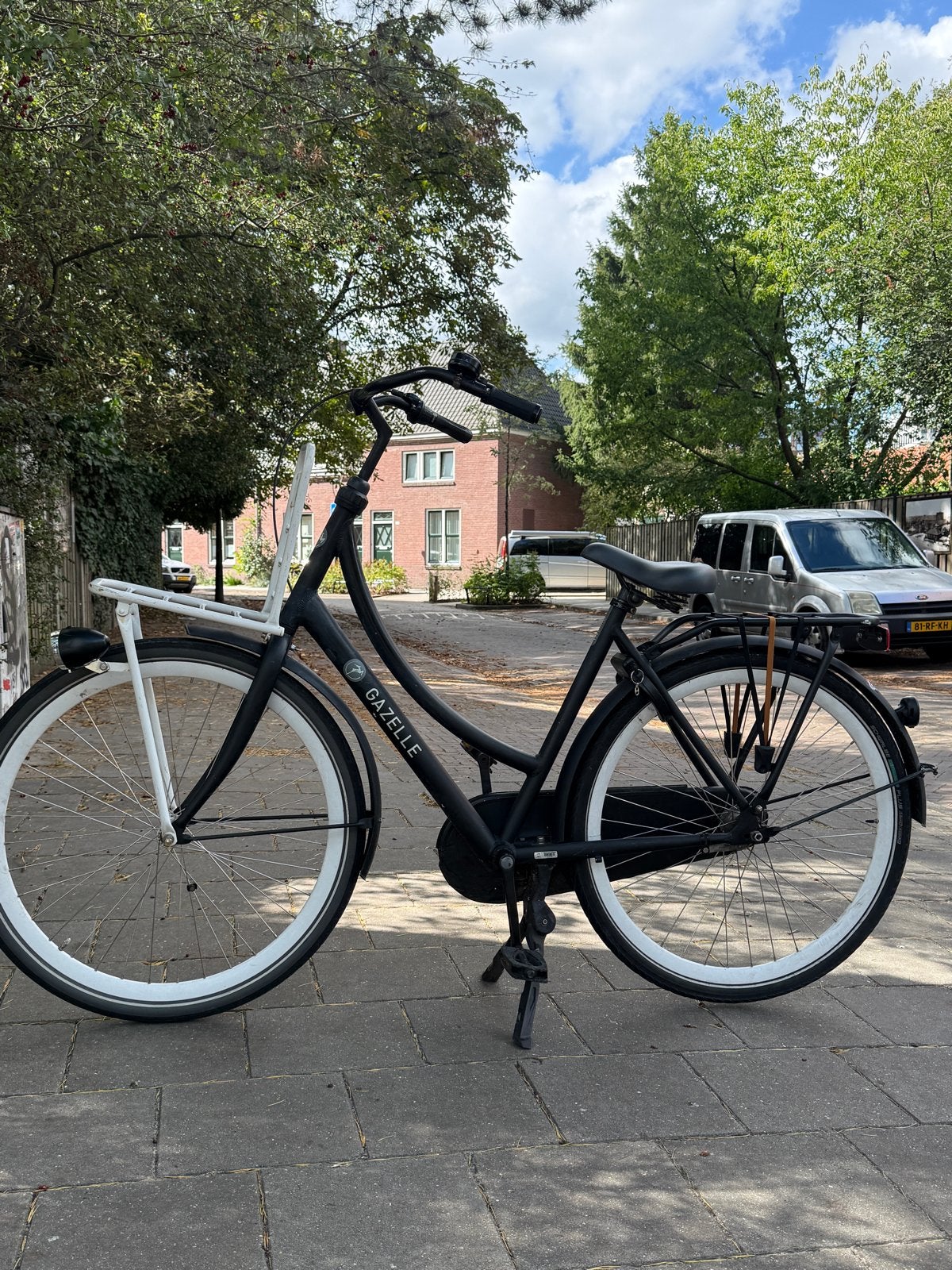Gazelle damesfiets 28" met terugtraprem en 3 versnellingen, Ophalen, Terugtraprem, Gebruikt, Versnellingen