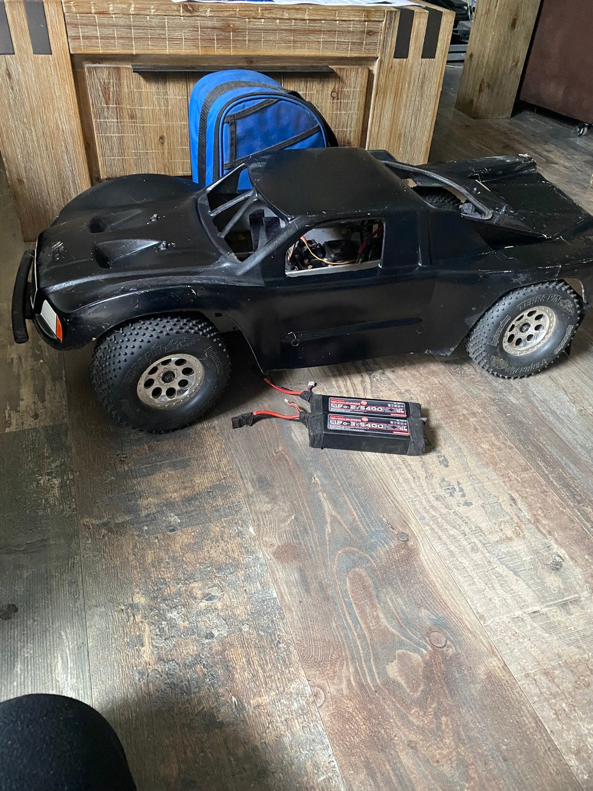 Hpi  baja 5t flux   1:5 Fg sanwa zender graupner lipo, Hobby en Vrije tijd, Elektro, Gebruikt, Verzenden, Auto onroad