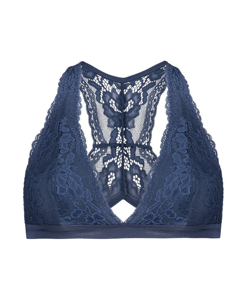 Hunkemoller Bralette bh beha Alexis blauw maat M, Hunkemöller, Ophalen of Verzenden, Blauw, BH