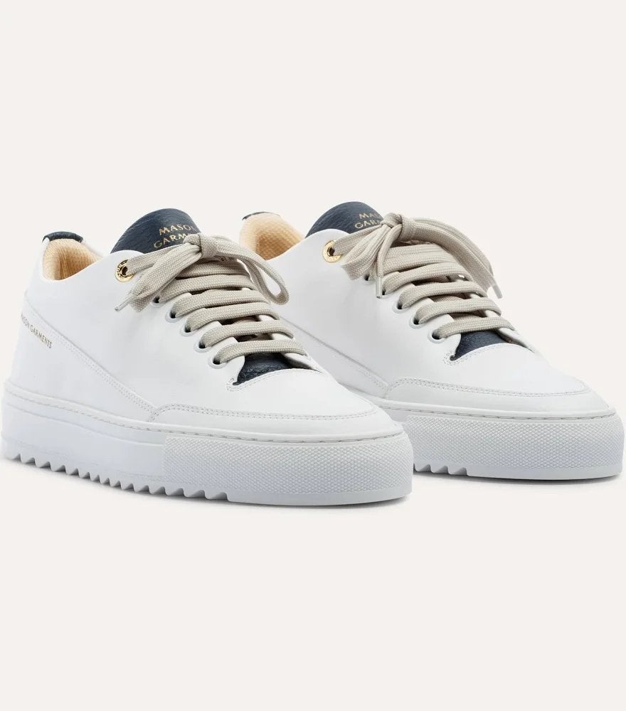 Mason Garments Torino sneakers wit/navy 100% nieuw maat 41, Wit, Nieuw, Ophalen of Verzenden, Sneakers of Gympen