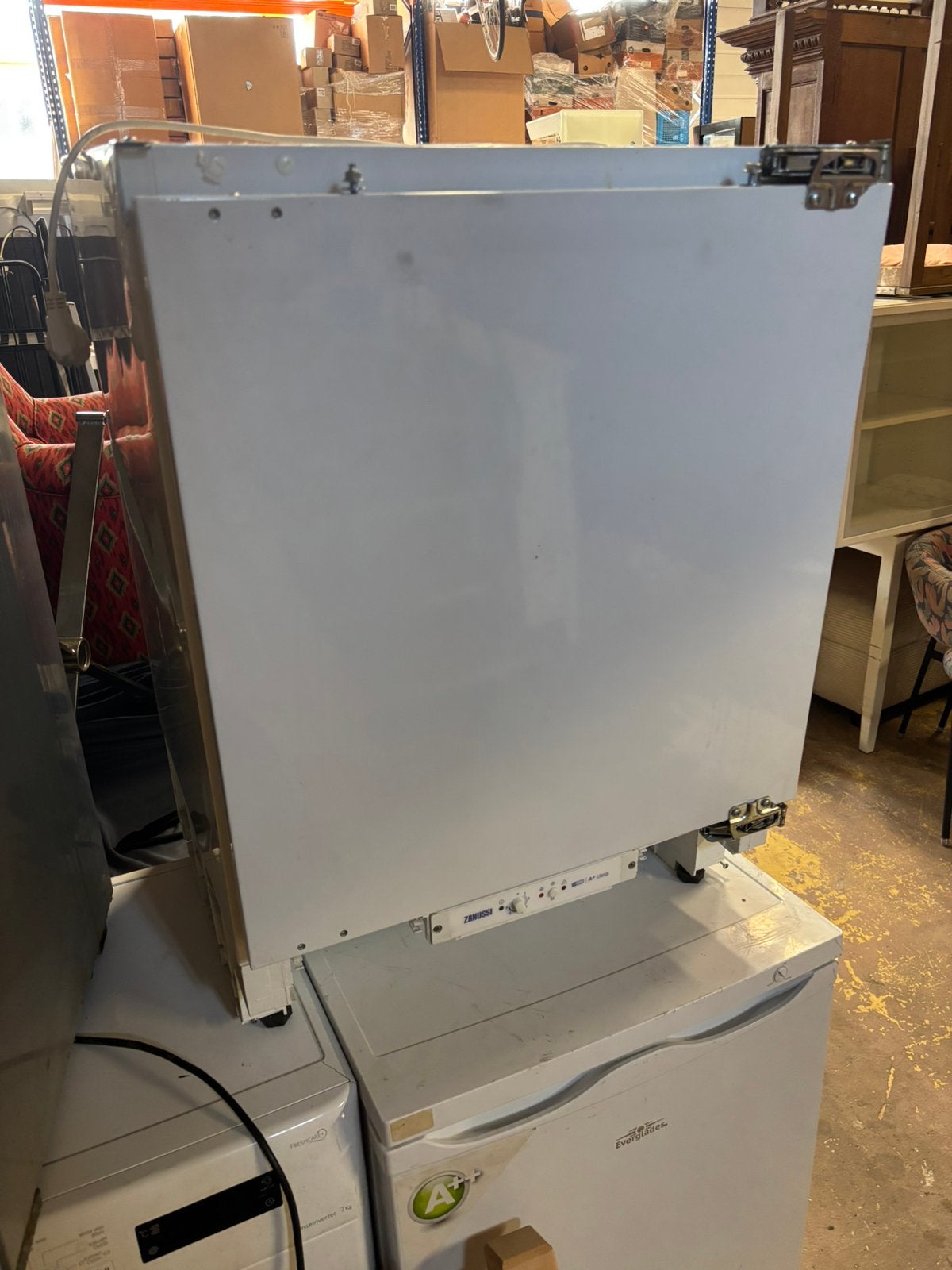 Zanussi inbouwvriezer - 60x53x81H, Witgoed en Apparatuur, 1025xe, Minder dan 60 cm, Ophalen of Verzenden, Zo goed als nieuw
