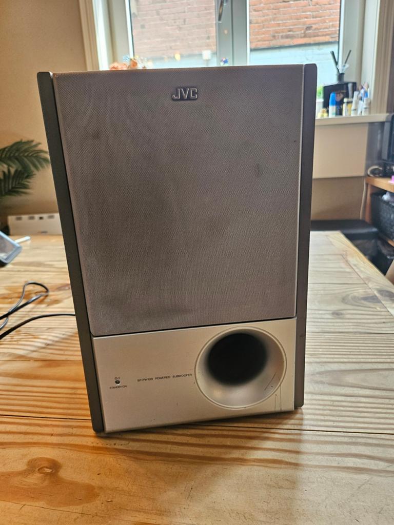 JVC SUBWOOFER, Ophalen, Zo goed als nieuw, Subwoofer, JVC