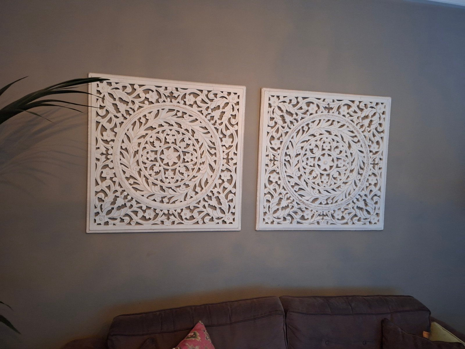 2 wandpanelen PTMD, 80 cm, Ophalen of Verzenden, Zo goed als nieuw, Wit