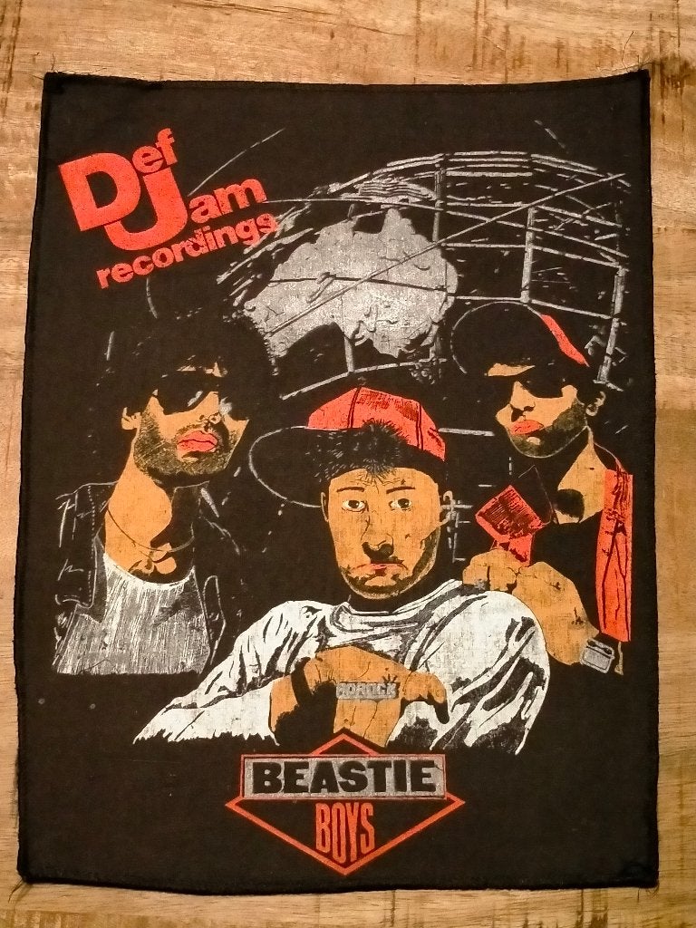 Beastie Boys Def Jam Recordings vintage hiphop backpatch, Verzamelen, Ophalen of Verzenden, Gebruikt, Overige typen
