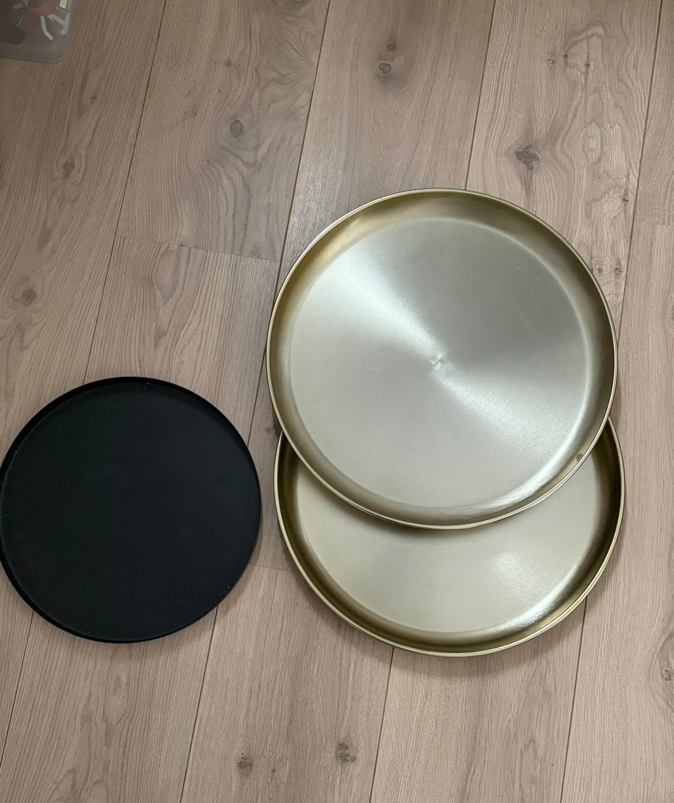 Dienbladen, Huis en Inrichting, Woonaccessoires | Dienbladen, Ophalen, Zo goed als nieuw, Rond