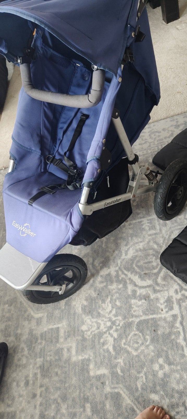 EasyWalker Duo kinderwagen met voetenzakken, Ophalen of Verzenden