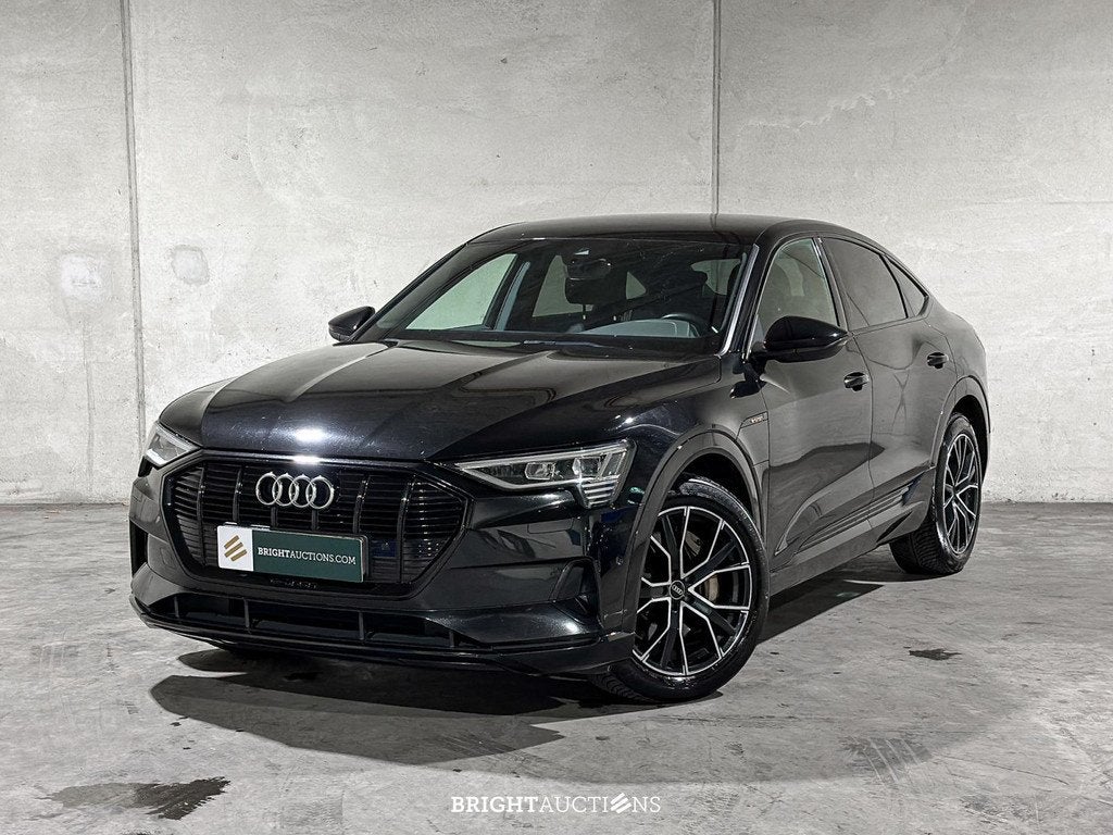 Audi e-tron Sportback 55 Quattro Business edition 95 kWh, Auto's, Audi, Automaat, 0 cilinders, Gebruikt, Zwart