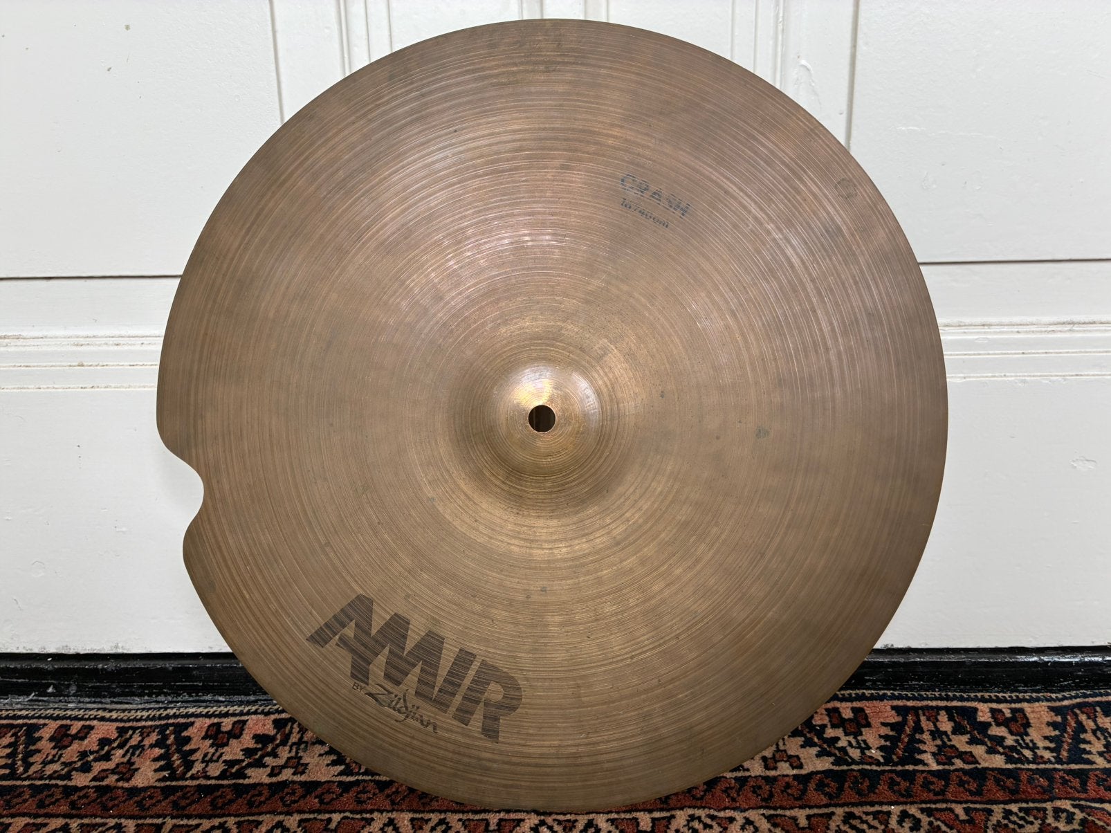 Vintage Zildjian Amir First Gen. 16” Crash, repaired Bekken, Muziek en Instrumenten, Percussie, Ophalen, Gebruikt, Overige soorten