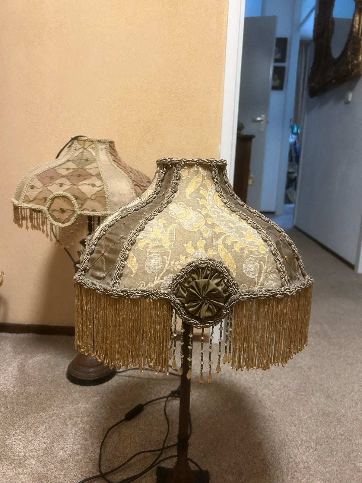 Baroque Tafellampen met Franjes, Ophalen of Verzenden