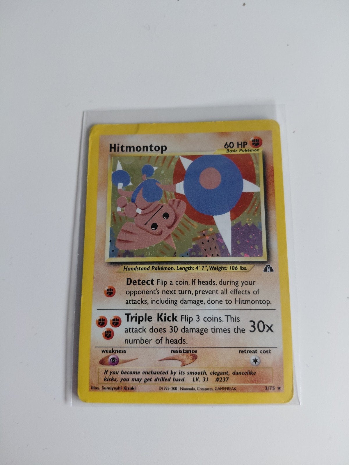 hitmontop holo neo serie, Ophalen of Verzenden, Zo goed als nieuw
