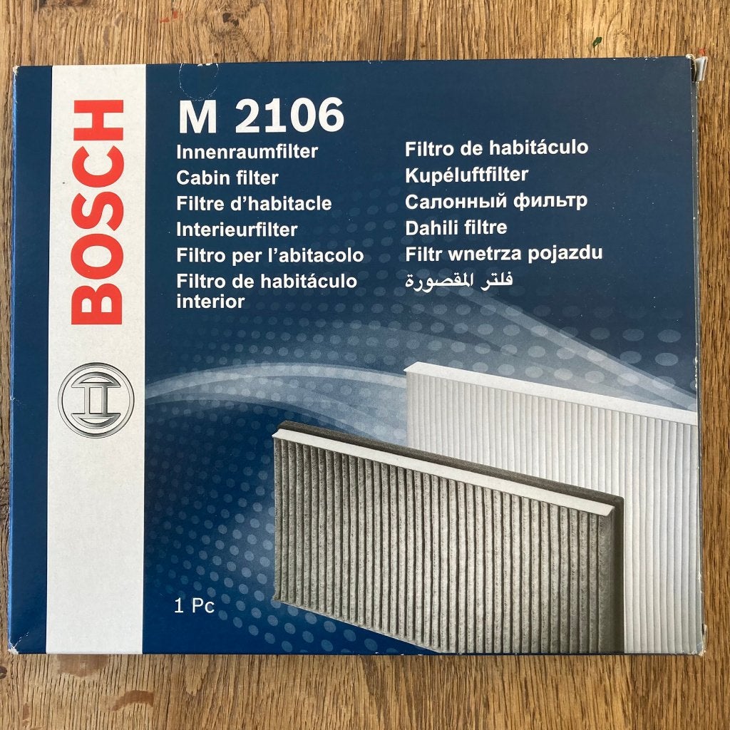 Bosch M2106 Interieurfilter Abarth Fiat Ford filter nieuw, Ophalen of Verzenden
