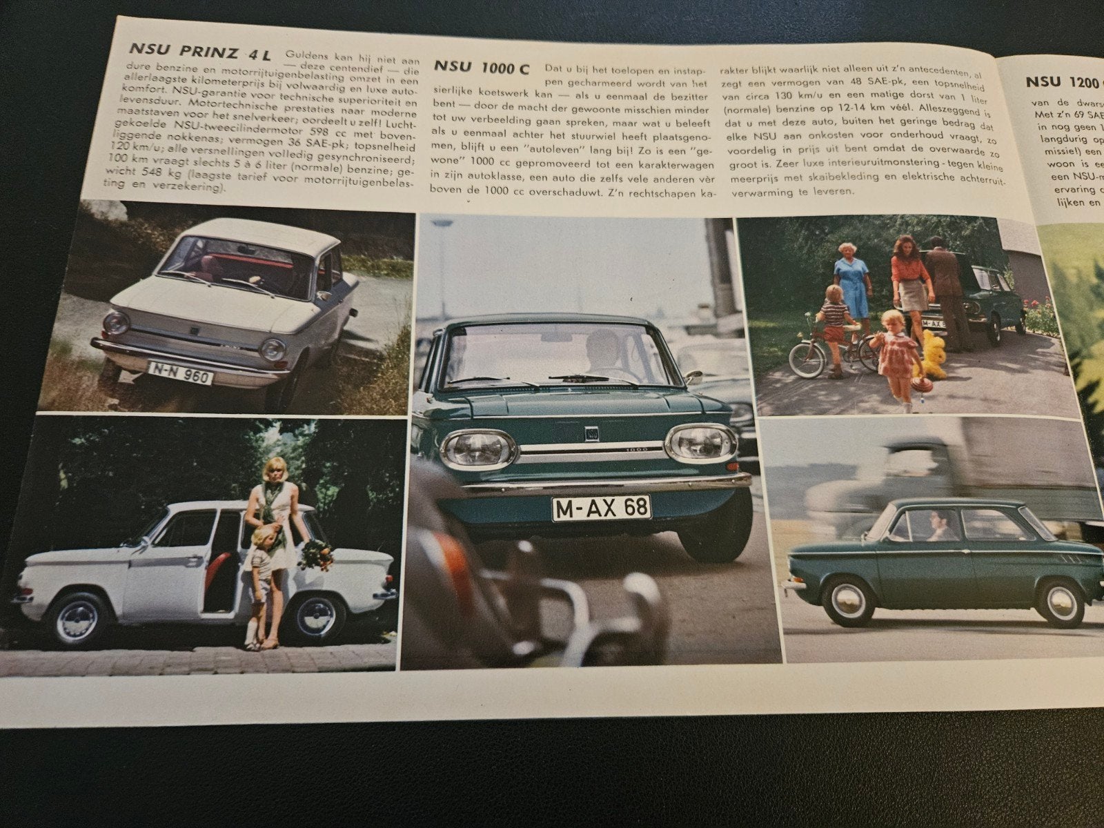 Brochure NSU, Ophalen of Verzenden, Zo goed als nieuw, Overige merken