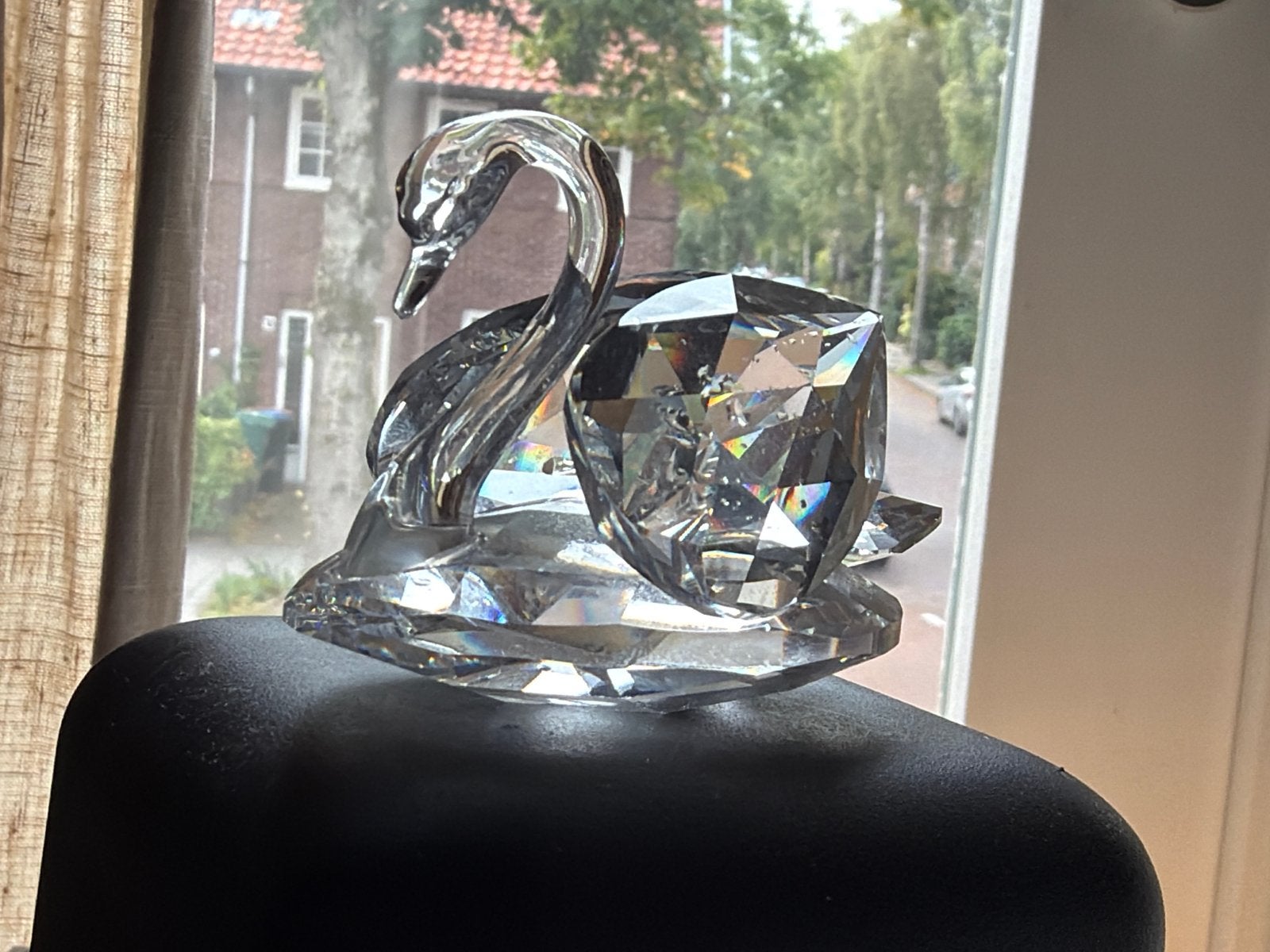 Swarovski Zwaan Medium 010006 Kristal Figuur, Verzamelen, Ophalen of Verzenden, Zo goed als nieuw, Figuurtje